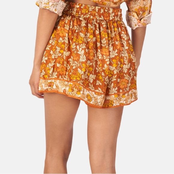 zimmermann andie relaxed short in terracotta - Picture 6 of 13